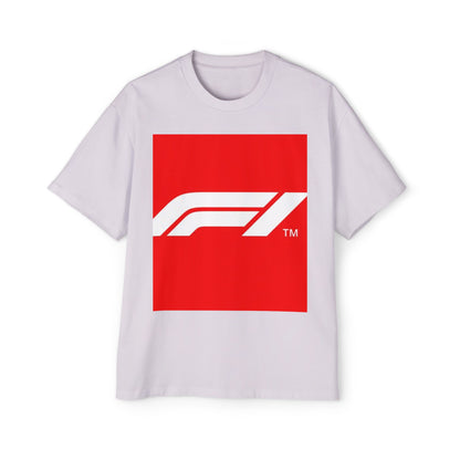 Racing Graphic Tee — Bold Red F1 Logo Shirt