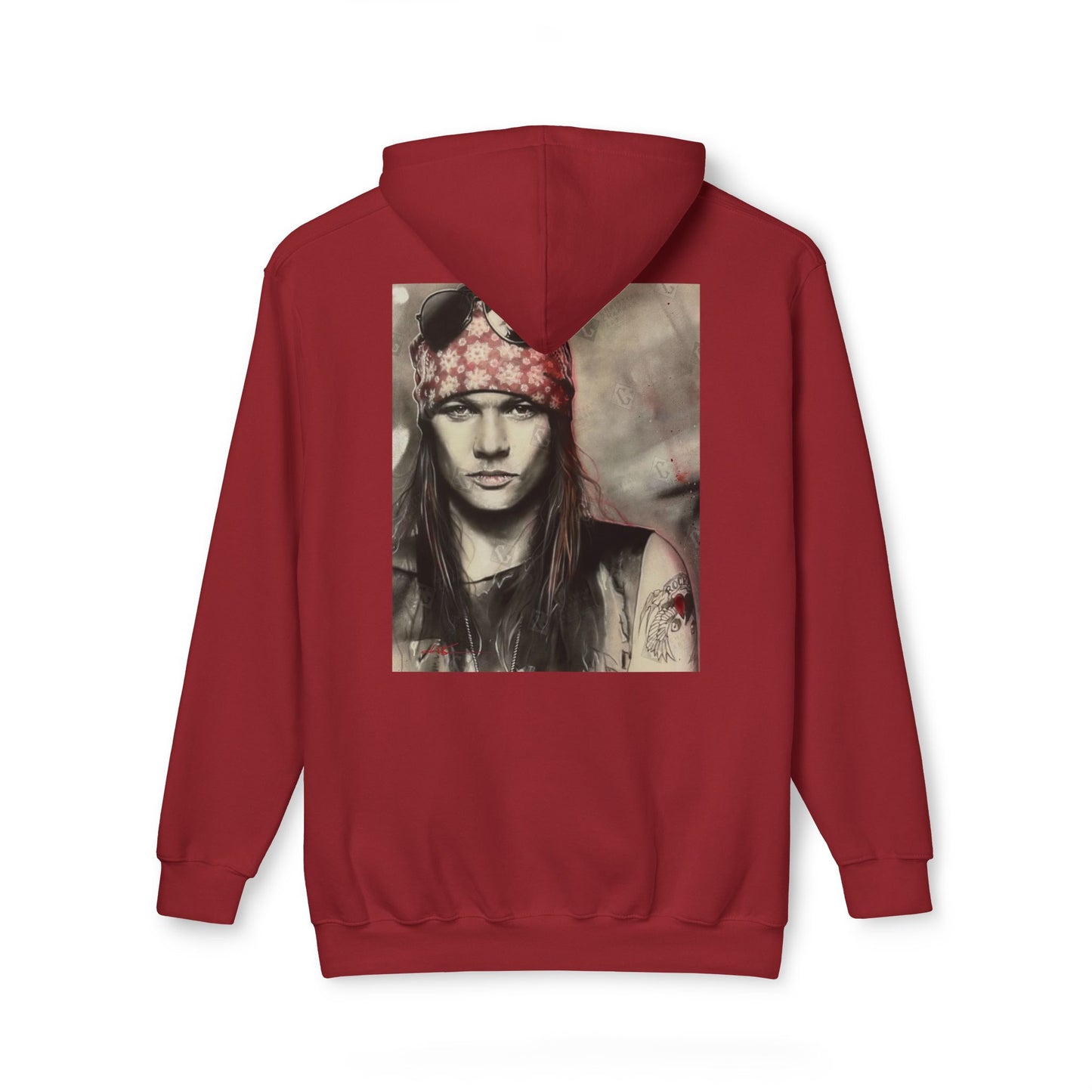 Unisex Hooded Sweatshirt with Rock Band Design – Made in US
