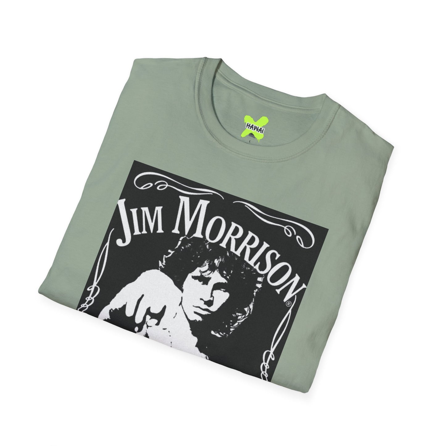 Jim Morrison Whiskey Bar Unisex Softstyle T-Shirt - Vintage Rock Apparel