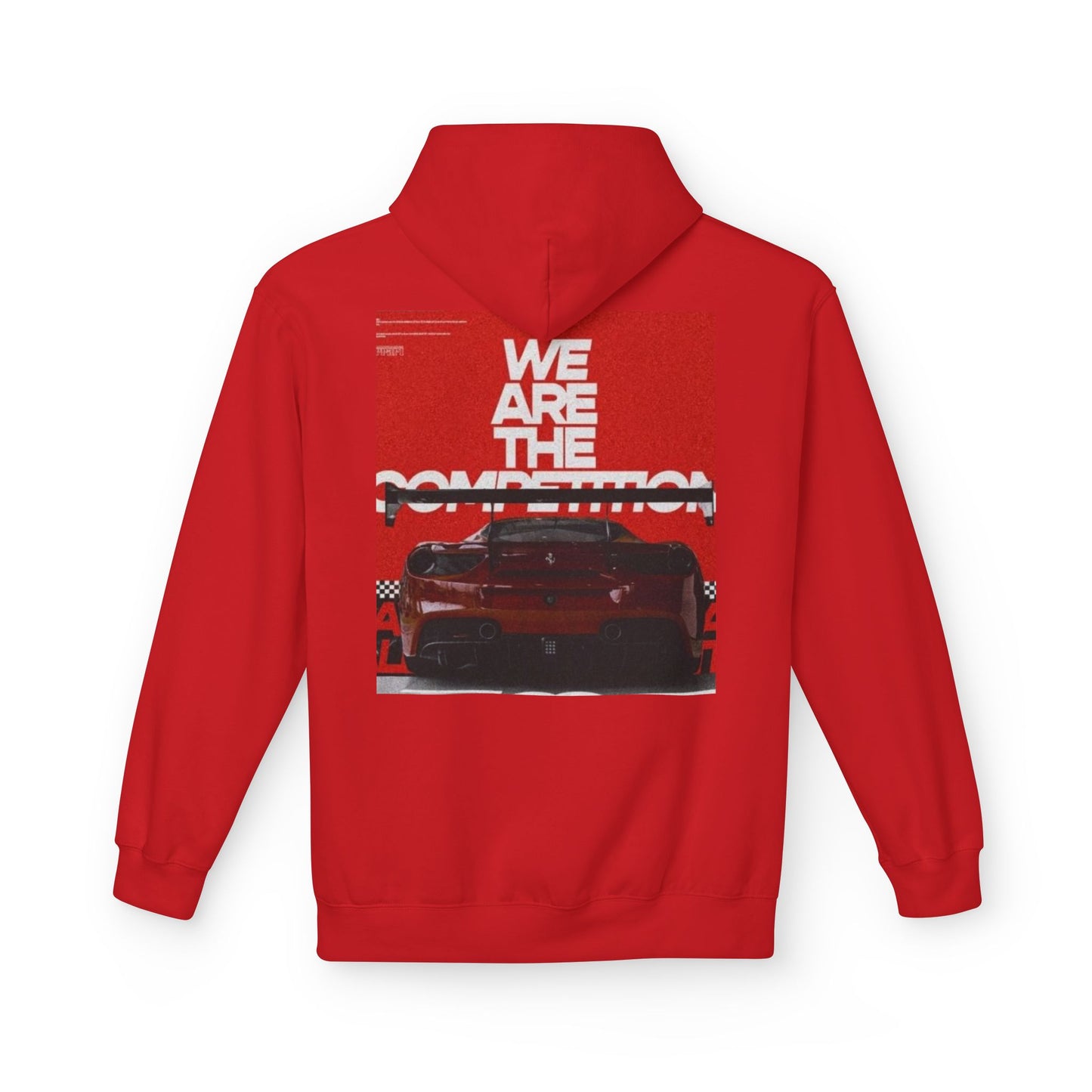 Unisex Fleece Hoodie - 'We Are The Competition' Car Design