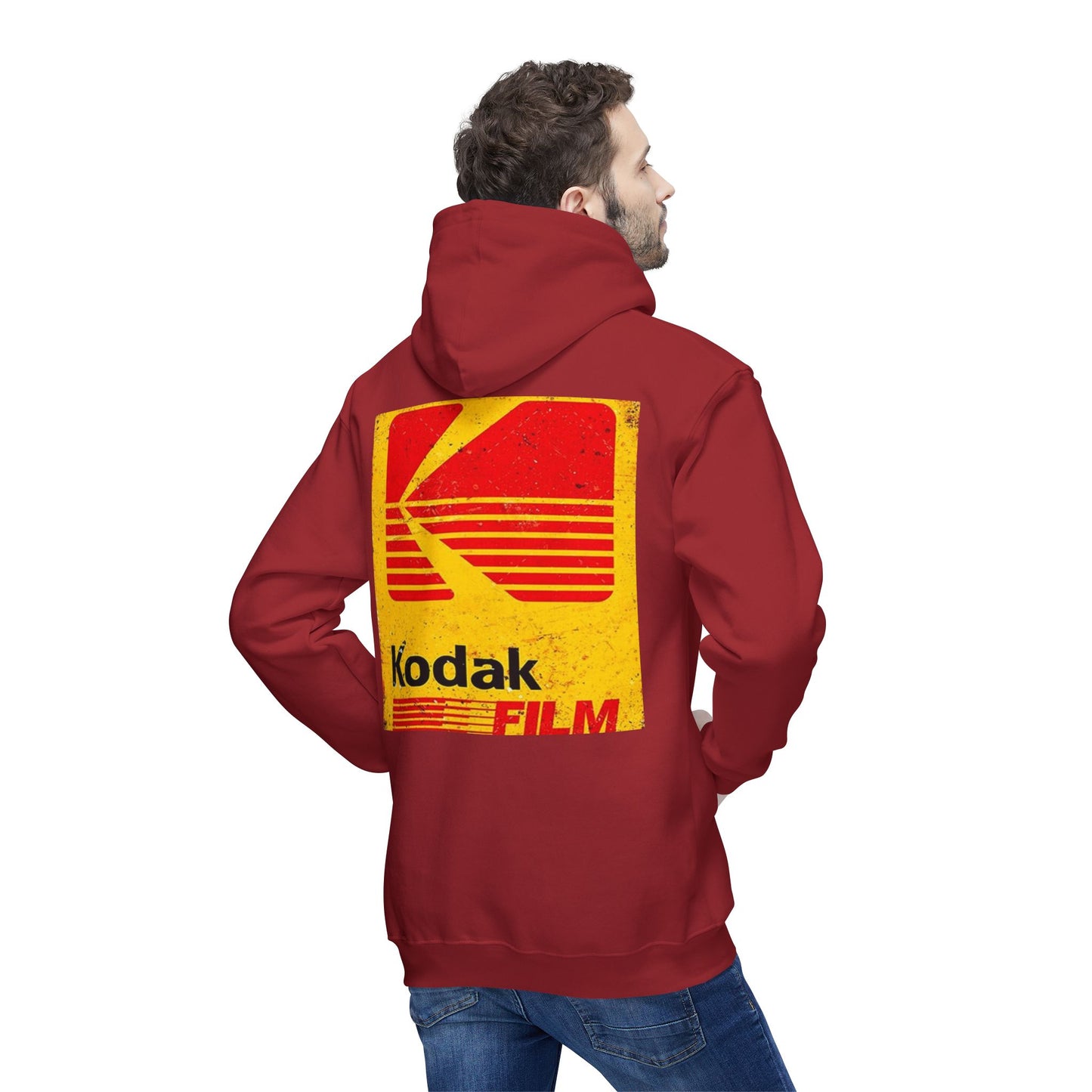 Retro Kodak Film Unisex Hooded Sweatshirt - Vintage Style Graphic Hoodie