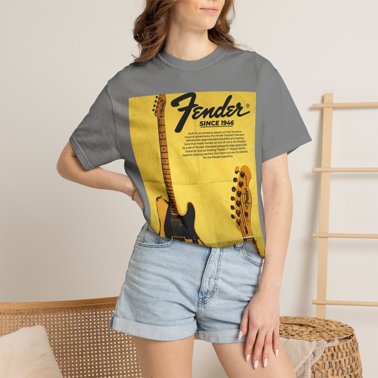 Fender Vintage Guitar T-Shirt — Since 1946 Graphic Tee