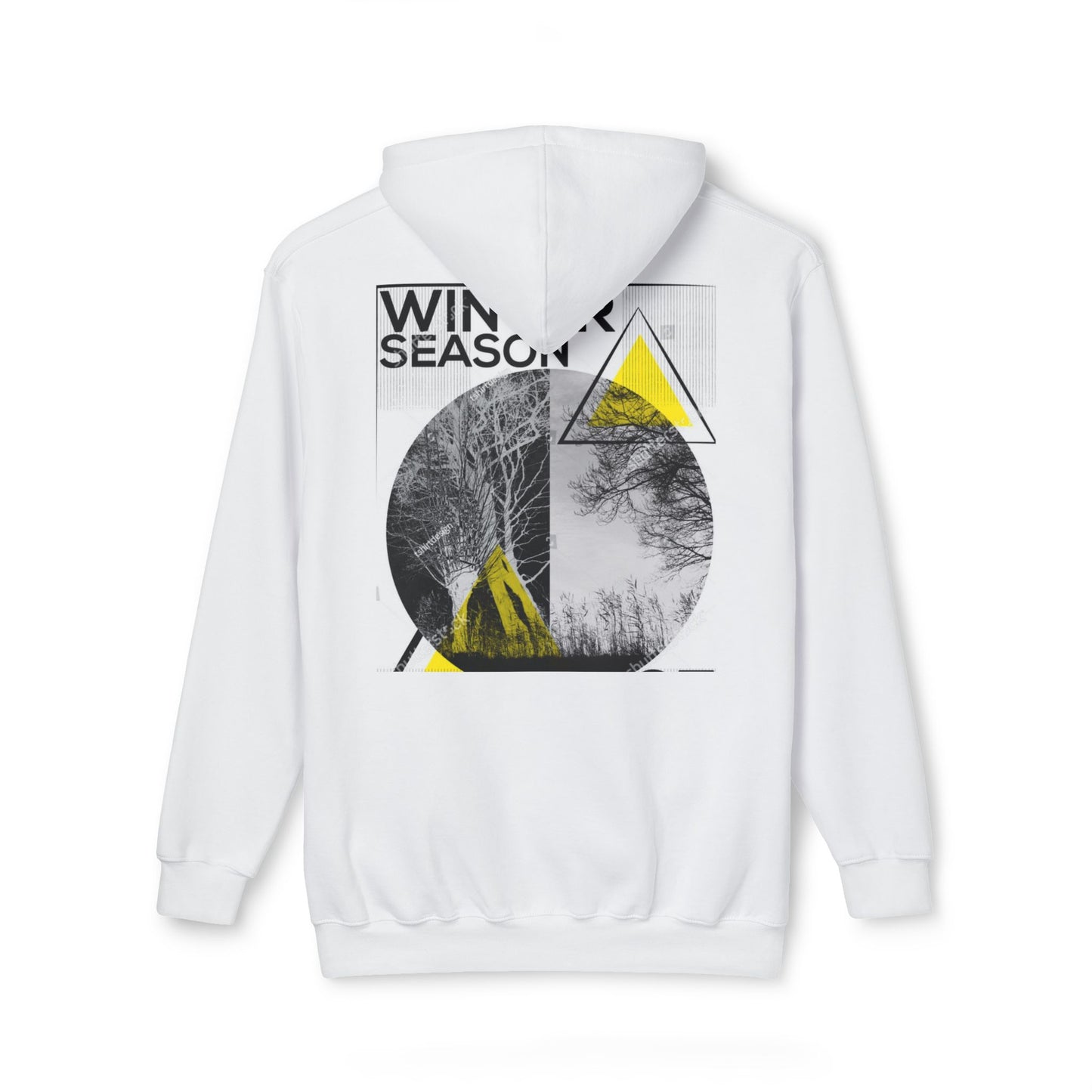 Winter Season Unisex Hoodie, Cozy Sweatshirt for Cold Weather, Holiday Gift, Layering, Casual Wear, Graphic Design