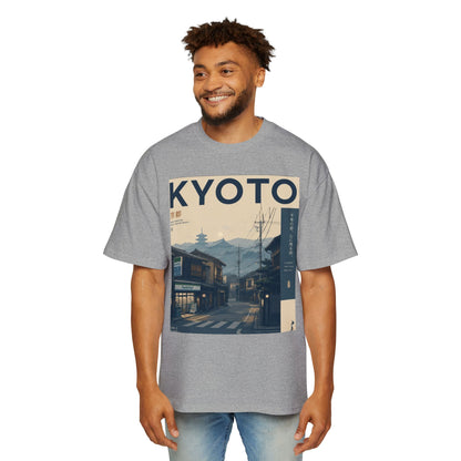 Kyoto Vintage Travel Tee — Japanese Street Scene Graphic T-Shirt