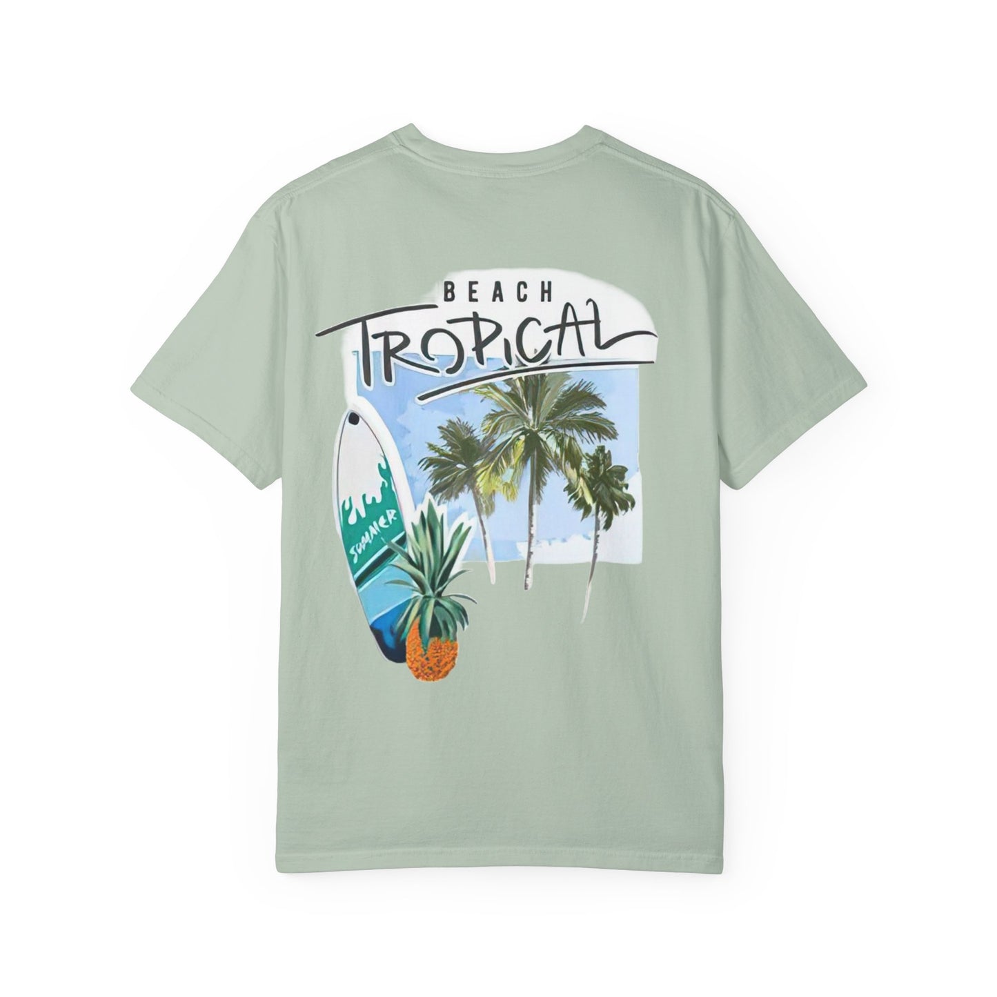 Tropical Graphic Tee, Unisex Beach Shirt, Summer Shirt, Vacation Wear, Casual Essentials, Gift for Beach Lovers