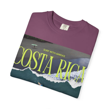 Costa Rica Surf T-Shirt — Aerial Wave & Surfers Graphic Tee