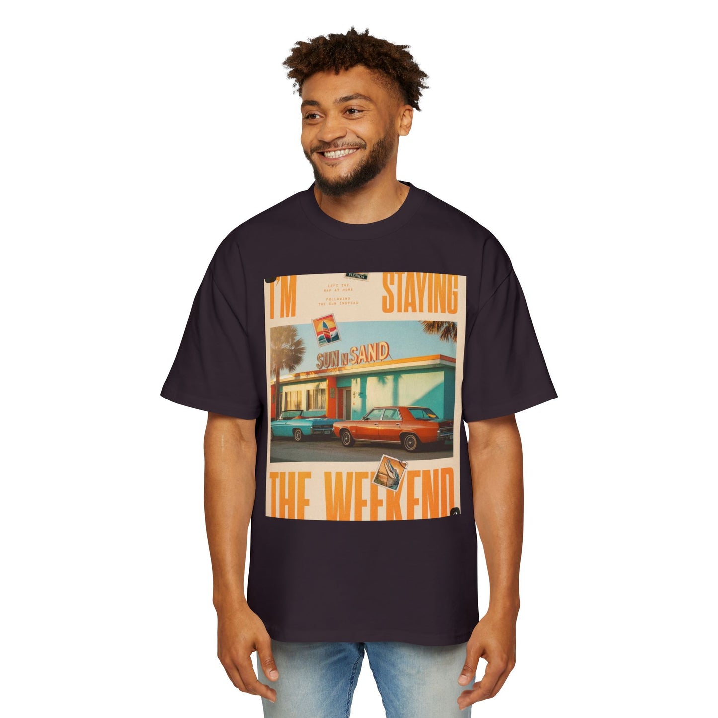 Weekend Vibes Tee — "I'm Staying the Weekend" Retro Diner Graphic T-Shirt