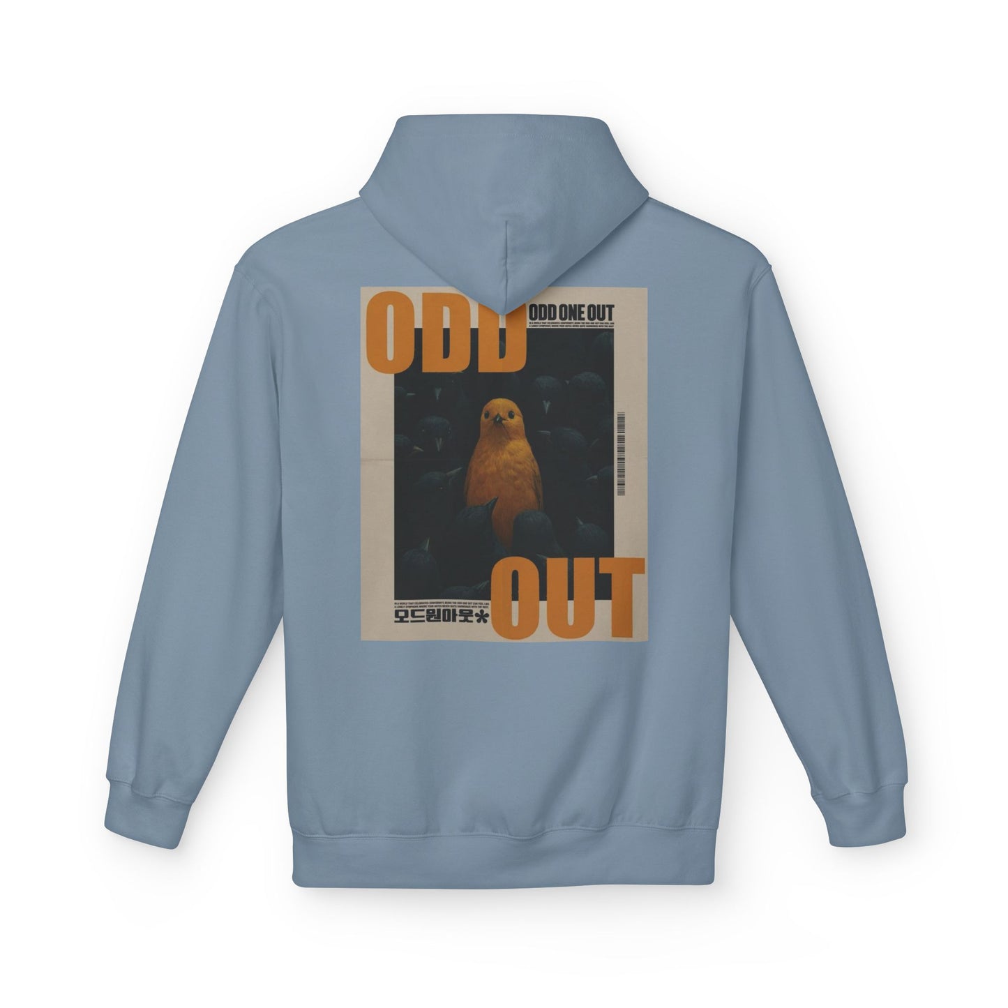 Unisex Fleece Hoodie - "Odd One Out" Design
