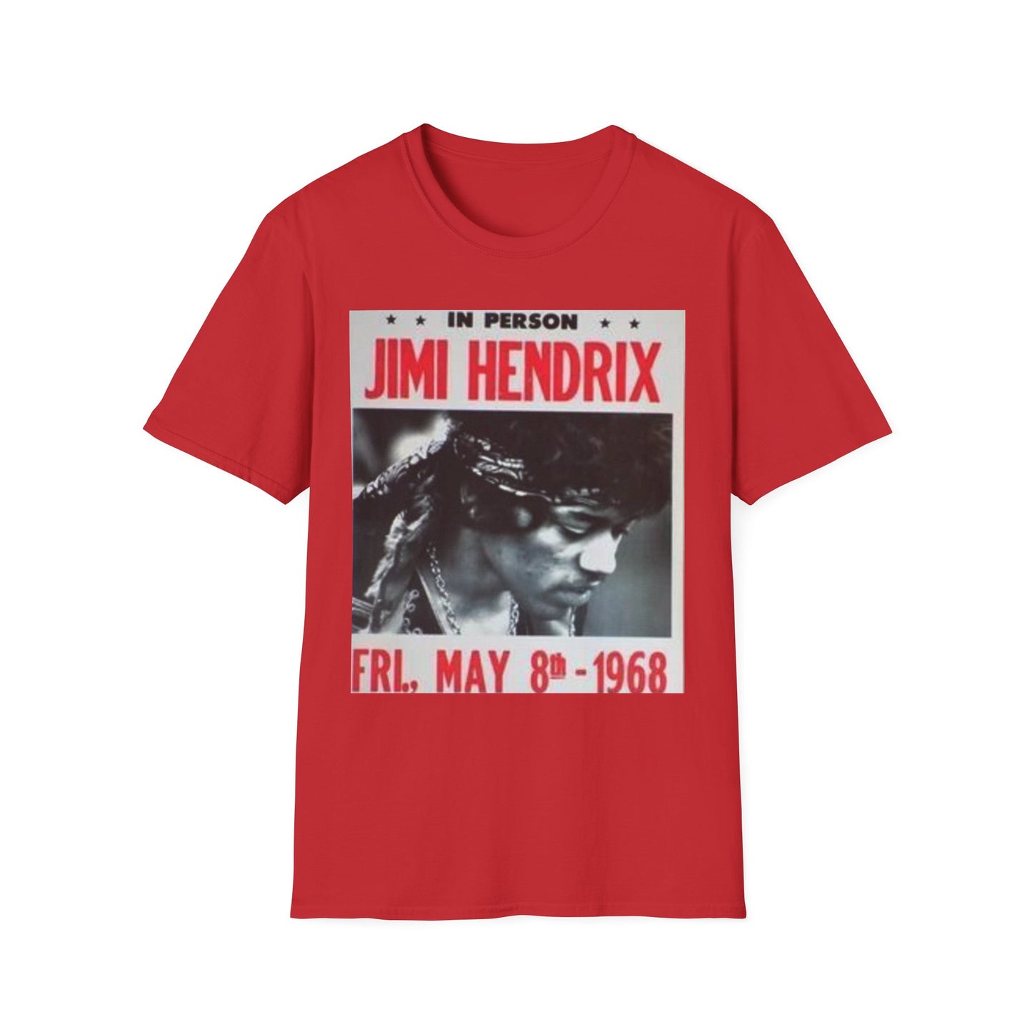 Vintage Jimi Hendrix T-Shirt, Retro Rock Tee, Music Gift for Fans, Unisex Graphic Tee, Concert Memorabilia