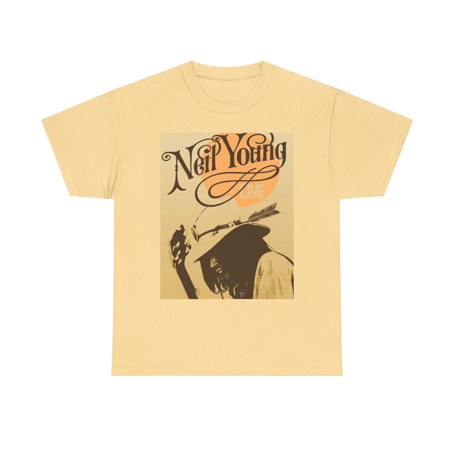 Vintage Rock Band T-Shirt featuring Neil Young, Music Lover Gift, Concert Apparel, Unisex Style, Retro Graphic Tee