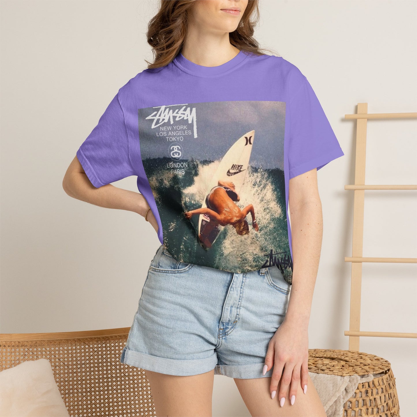 Surf Photo Tee — Vintage Surfer Graphic T-Shirt