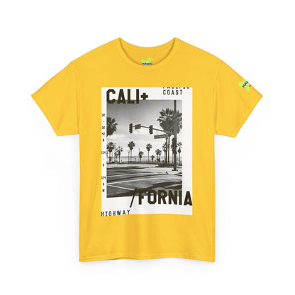 California Highway Graphic Unisex Heavy Cotton Tee