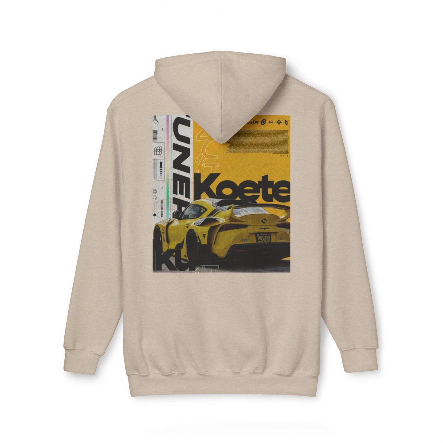 Unisex Hooded Sweatshirt with Car Graphic - Perfect for Automobiles Enthusiasts