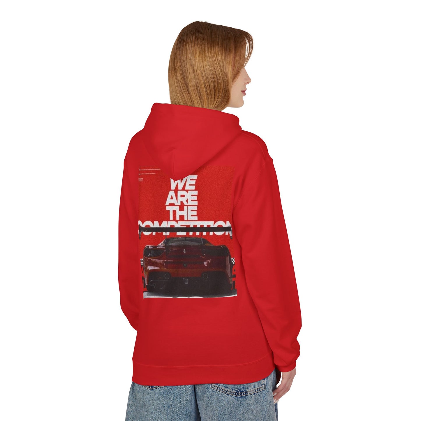 Unisex Fleece Hoodie - 'We Are The Competition' Car Design