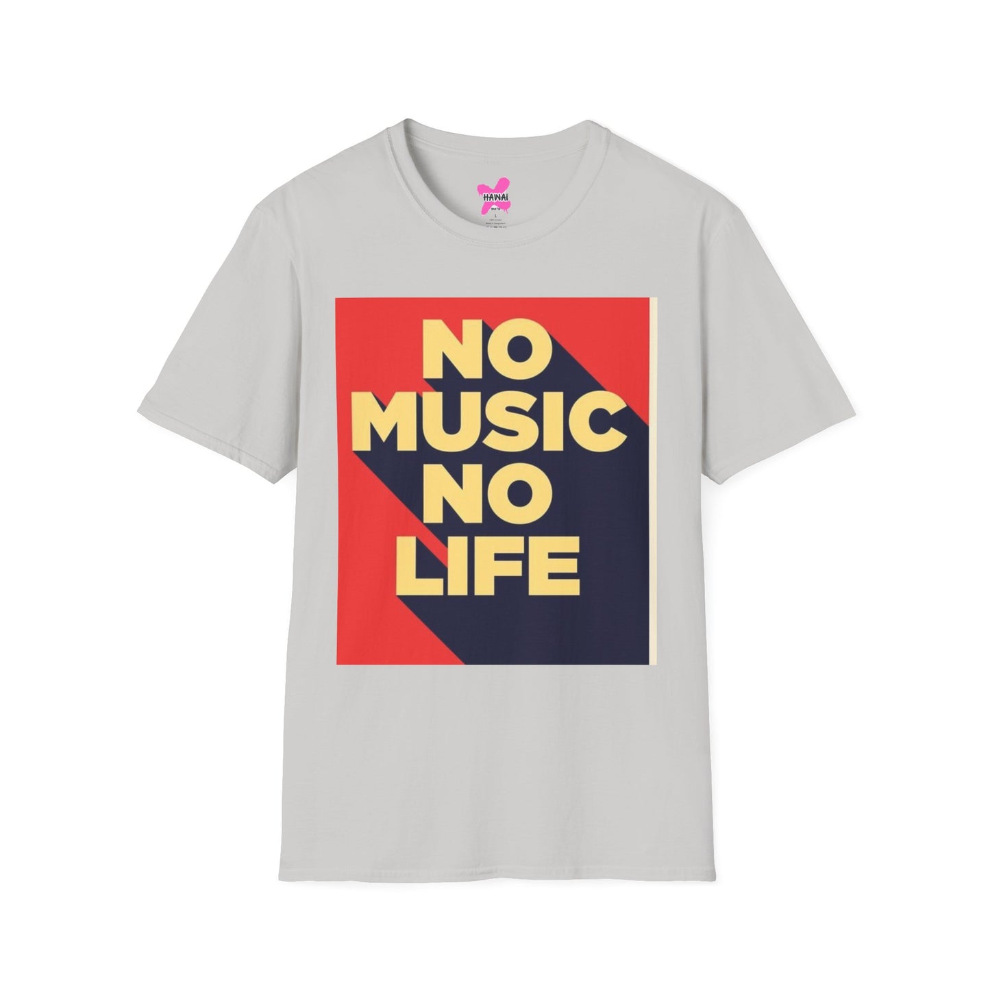 No Music No Life Unisex Softstyle T-Shirt – Music Lover's Essential
