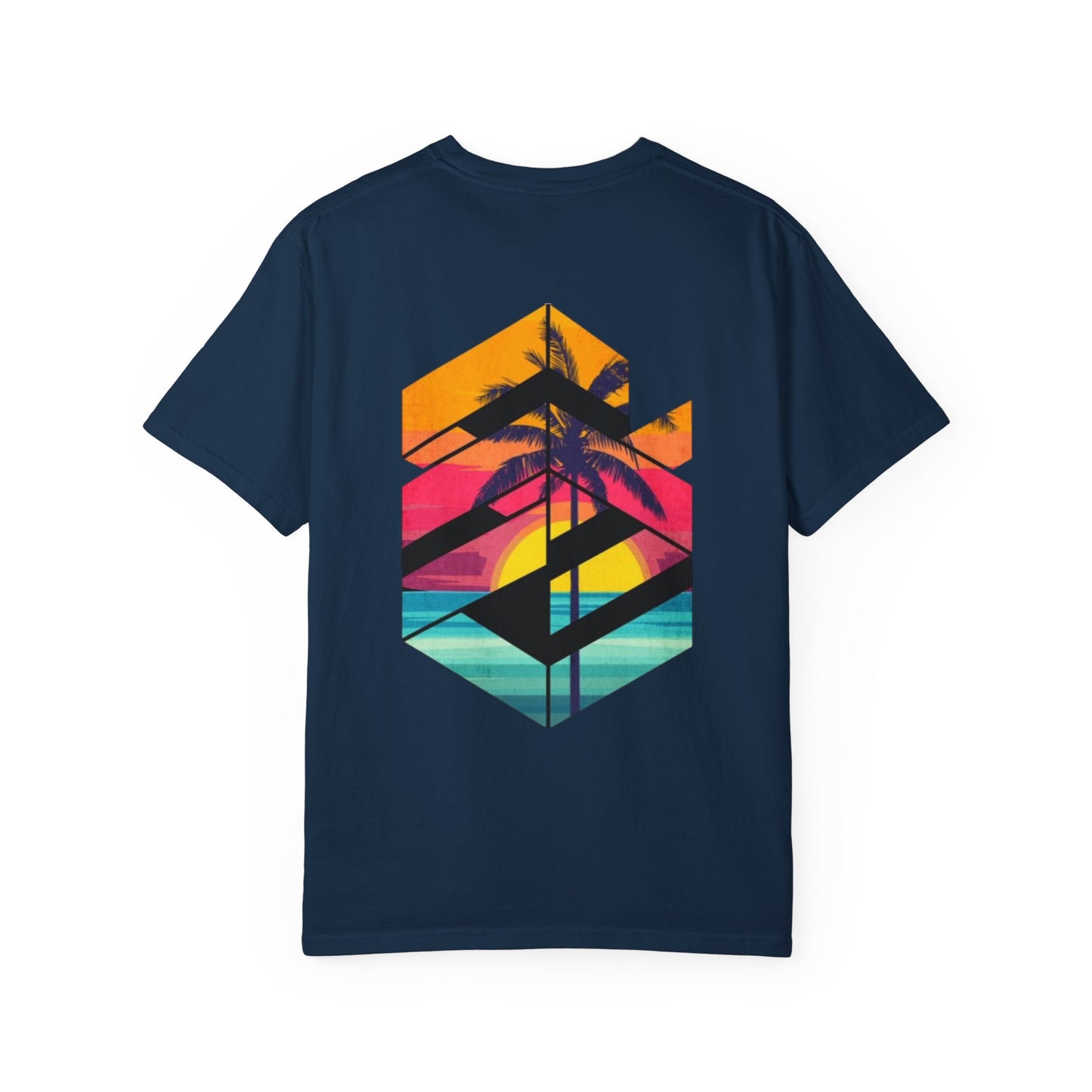 Tropical Sunset Unisex T-Shirt | Beach Vibes & Relaxation