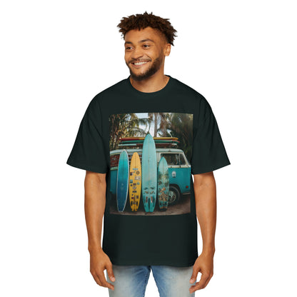 Surf Van Photo T‑Shirt — Vintage Surfboard Beach Tee