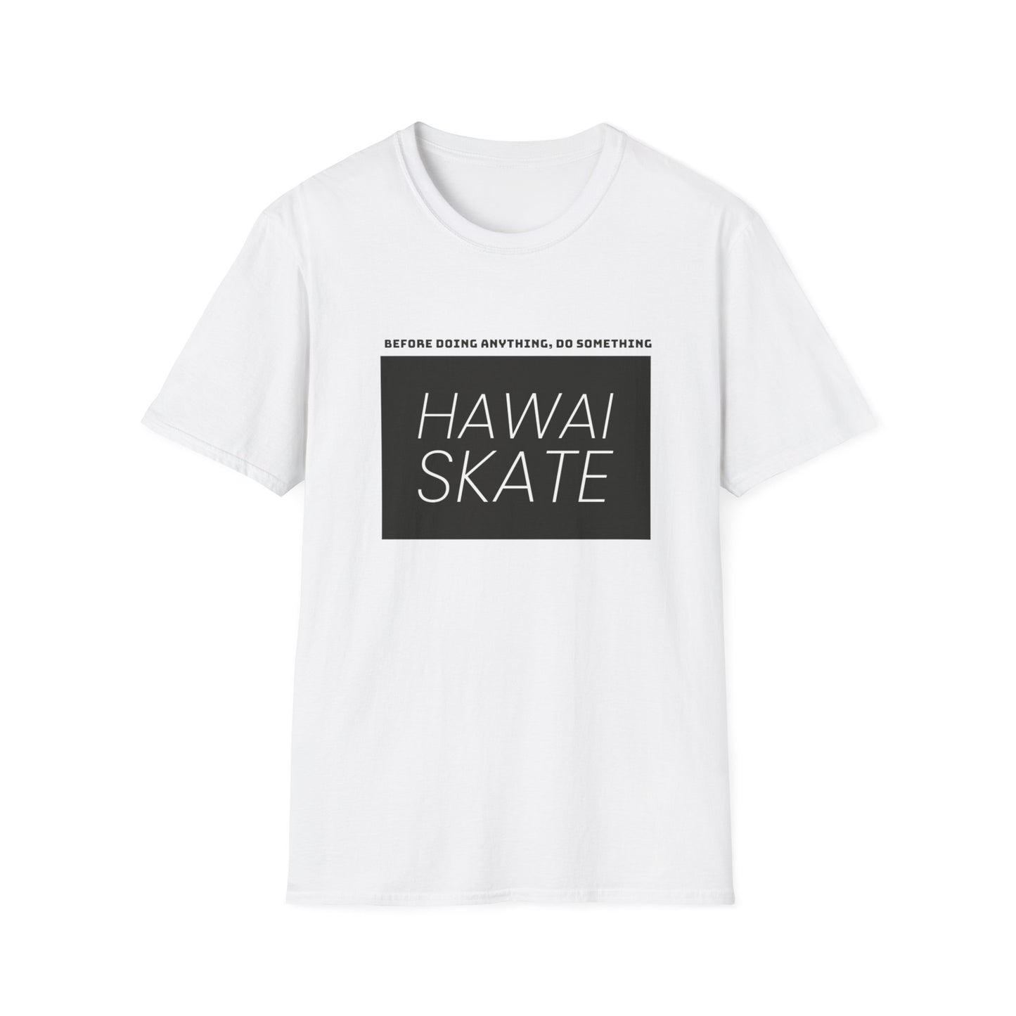 Hawaiian Skate Inspired T-Shirt, Casual Summer Wear, Skateboarder Gift, Beach Day, Graphic Tee, Cool Streetwear