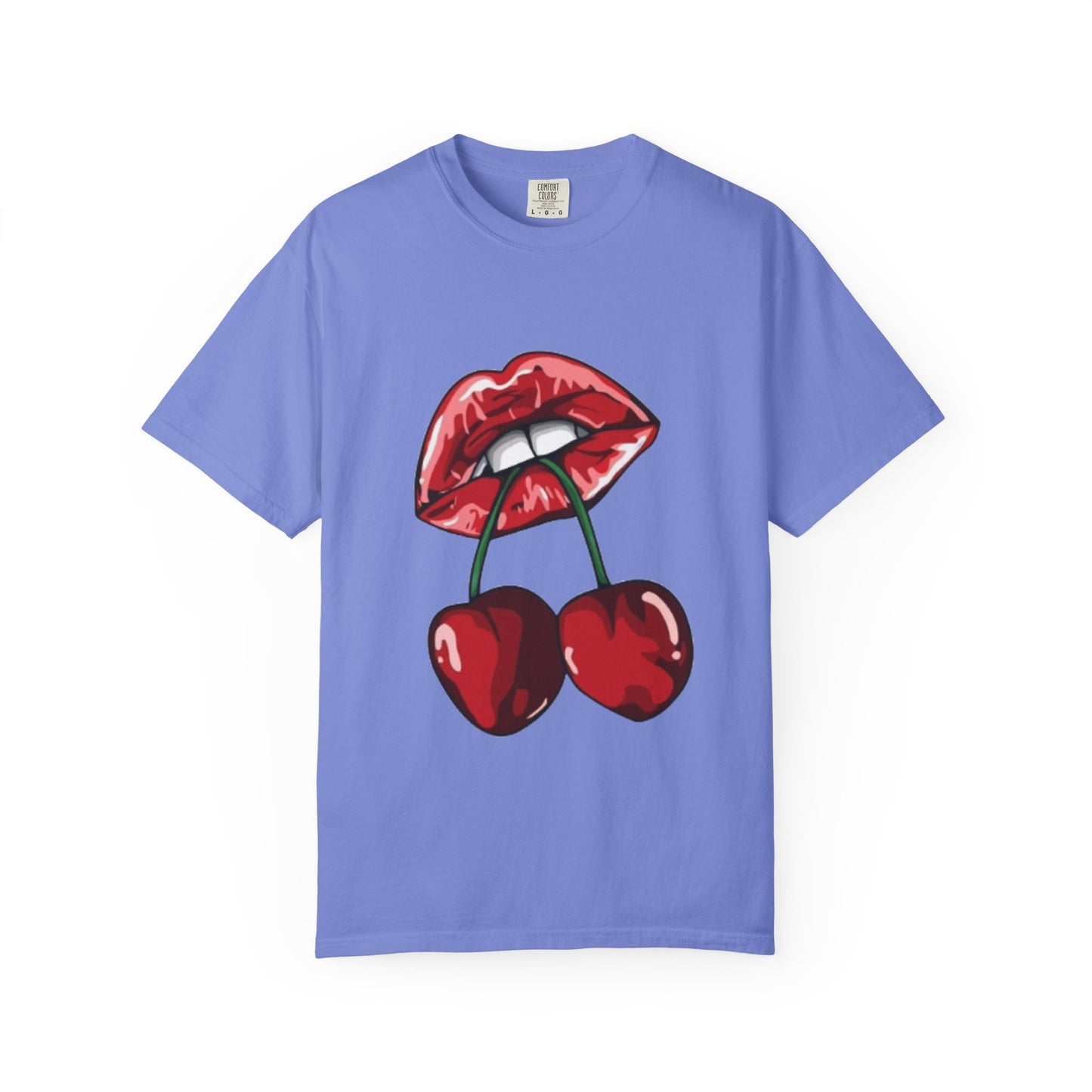 Retro Cherry Lips Unisex T-shirt - Trendy Graphic Tee
