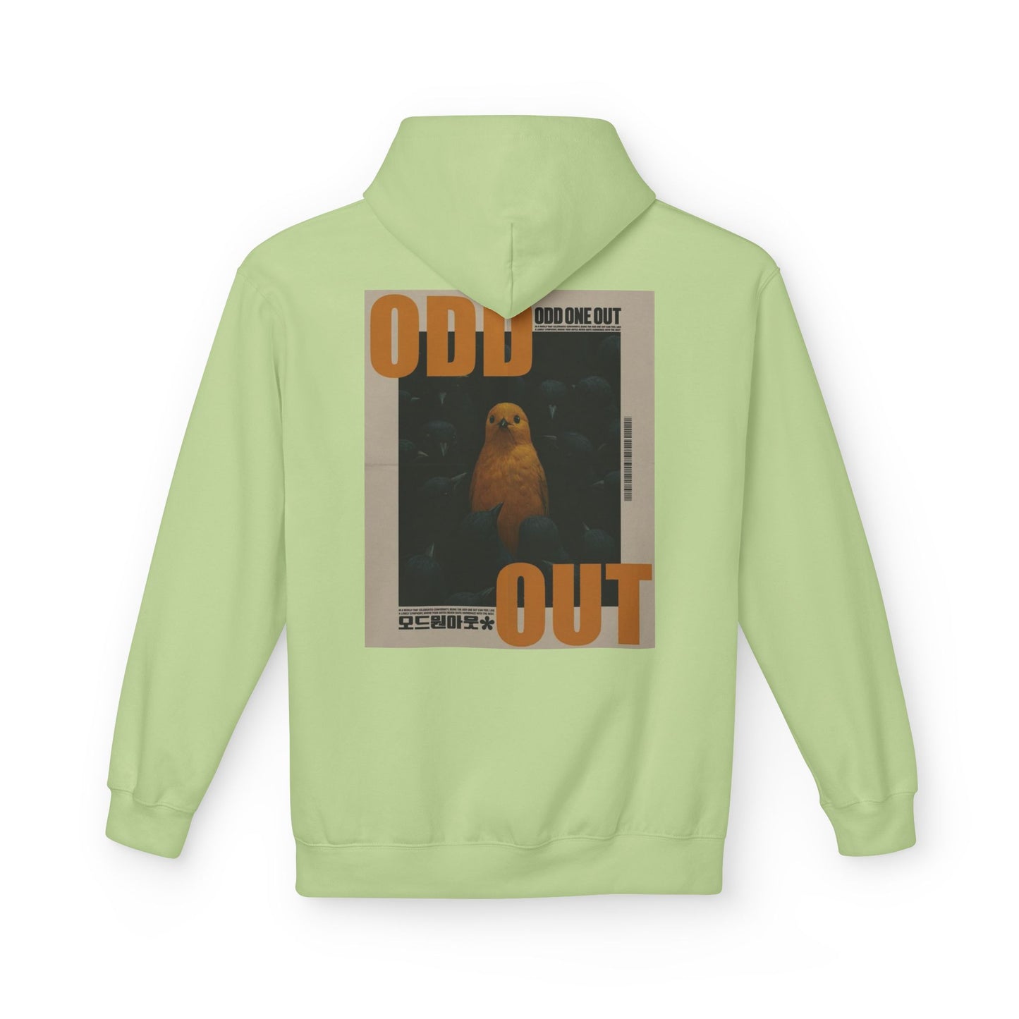 Unisex Fleece Hoodie - "Odd One Out" Design
