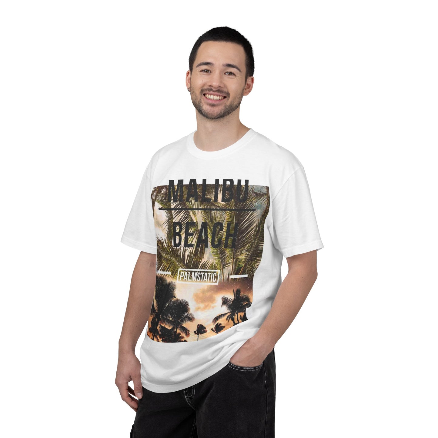 Malibu Beach Palm Photo T-Shirt