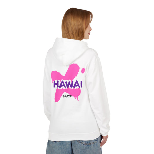 Hawaii Skate Fleece Hoodie - Unisex Midweight Softstyle