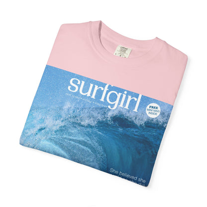 Surfgirl Wave Photo T-Shirt — Vintage Surf Magazine Graphic Tee