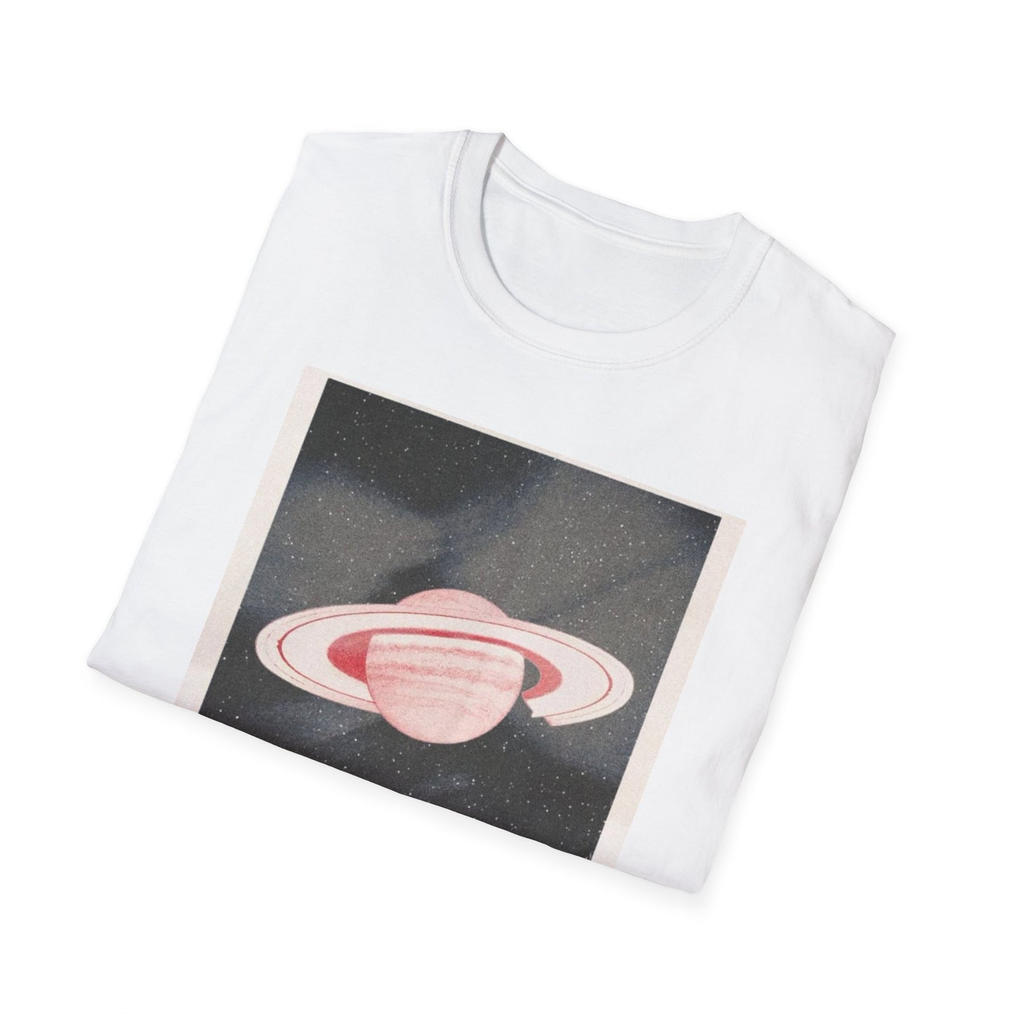 Vintage Saturn Graphic T-Shirt, Retro Space Tee, Unisex Casual Wear, Planet Lovers Gift, Cool Astronomy Shirt