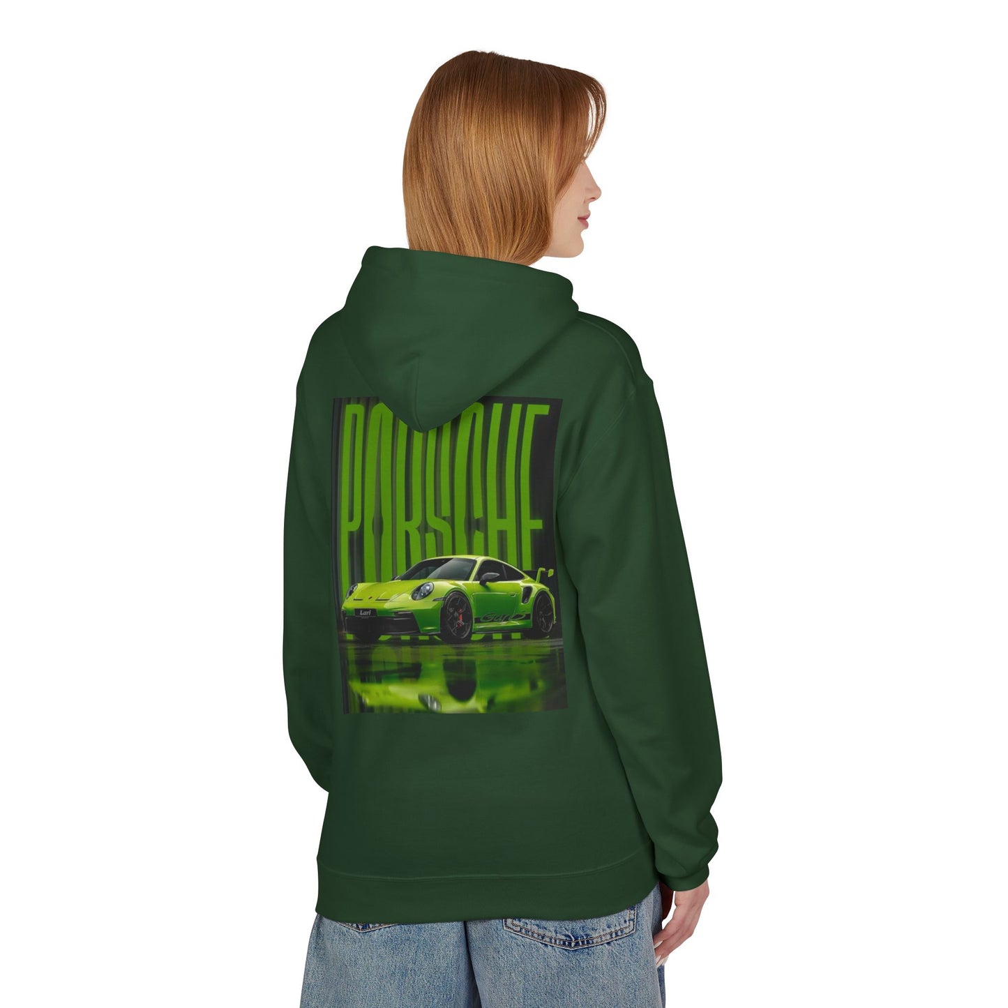 Unisex Midweight Porsche Fleece Hoodie - Automotive Enthusiast Apparel