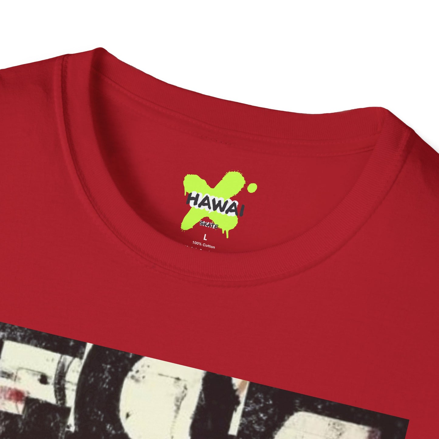 Artistic Unisex Softstyle T-Shirt - Modern Abstract Design