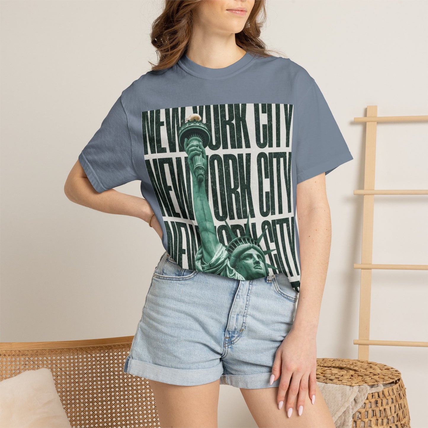 New York City Statue of Liberty Graphic T-Shirt — Retro Urban Travel Tee