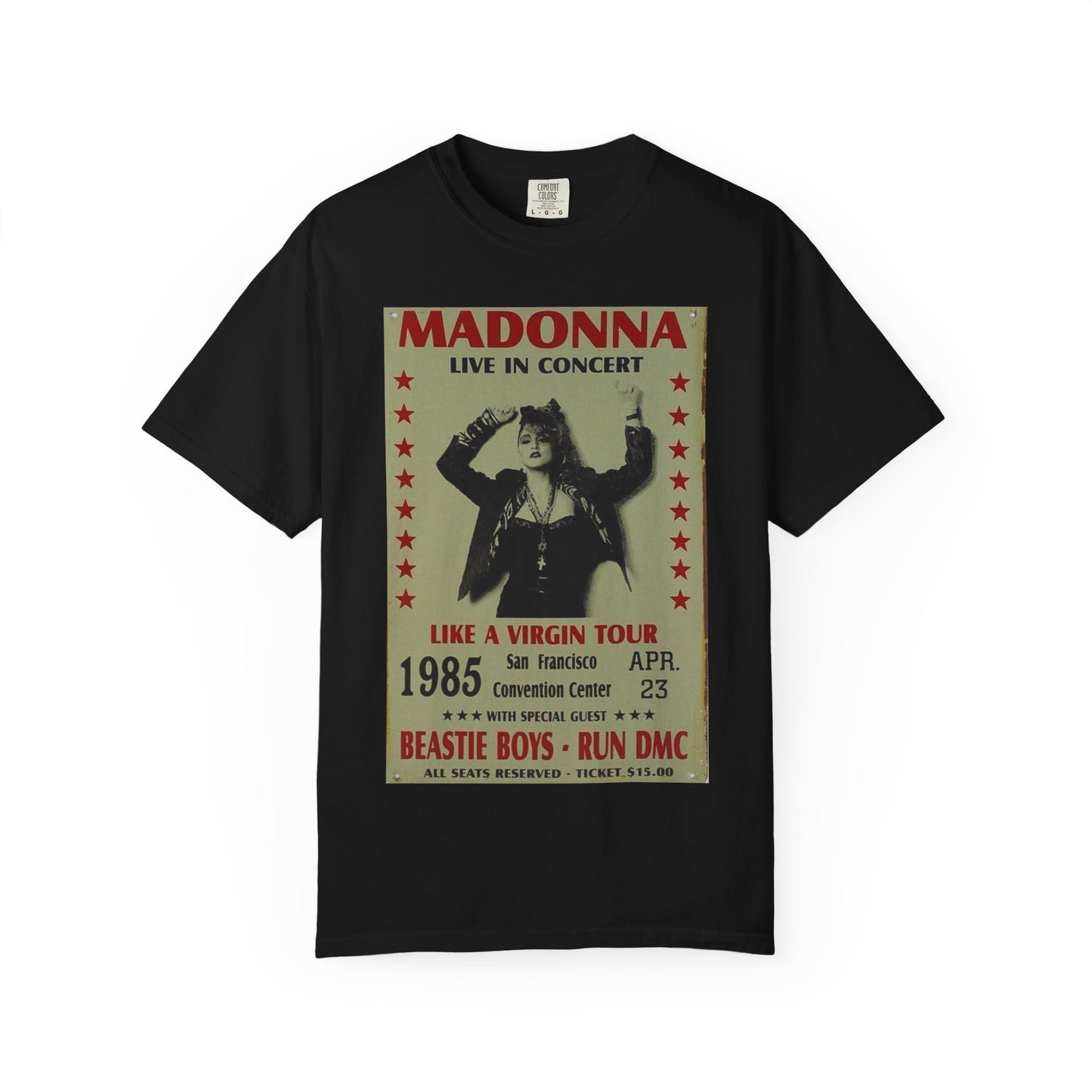Retro Concert T-Shirt - Madonna 'Like a Virgin' Tour