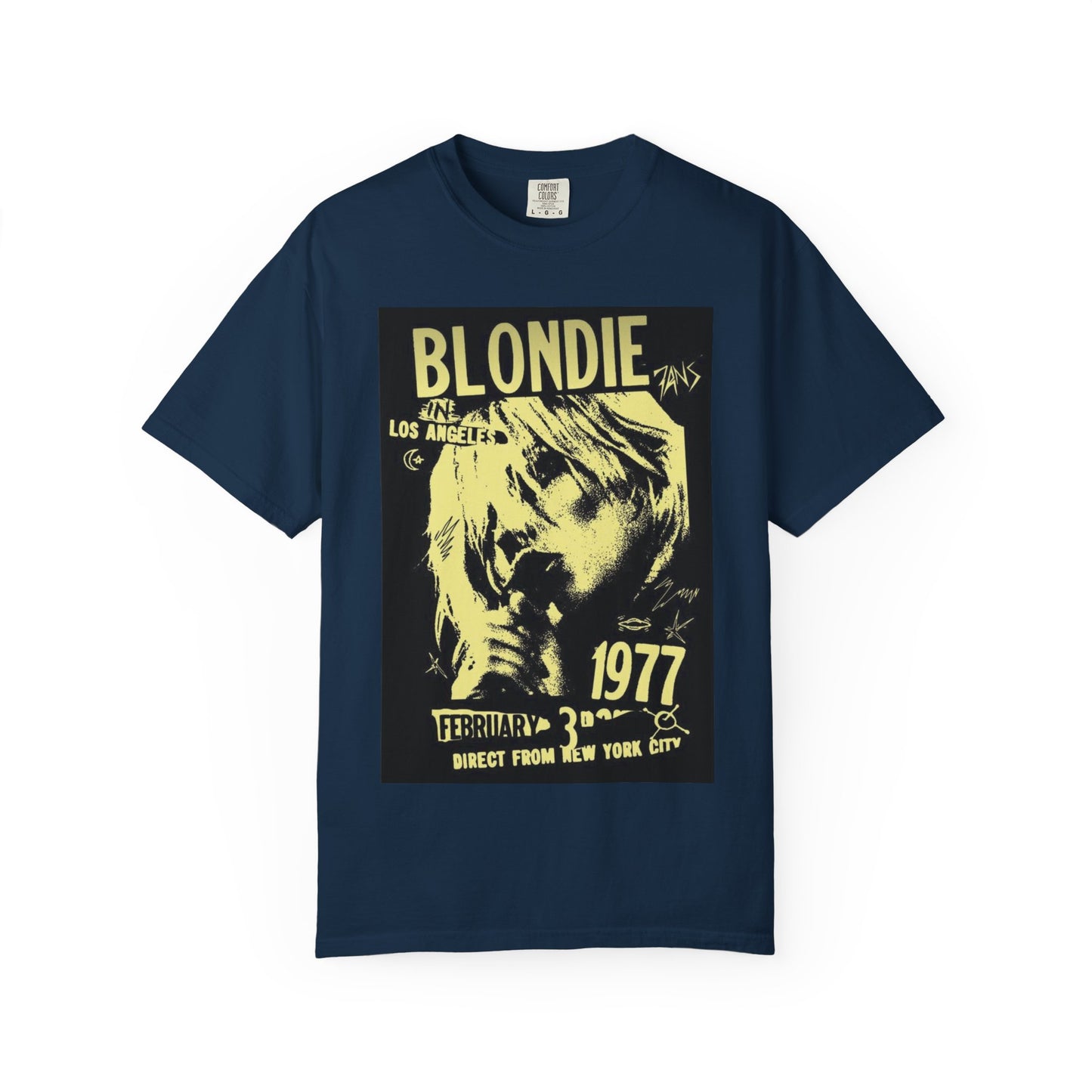 Vintage Blondie Concert T-Shirt - Unisex Garment-Dyed Tee