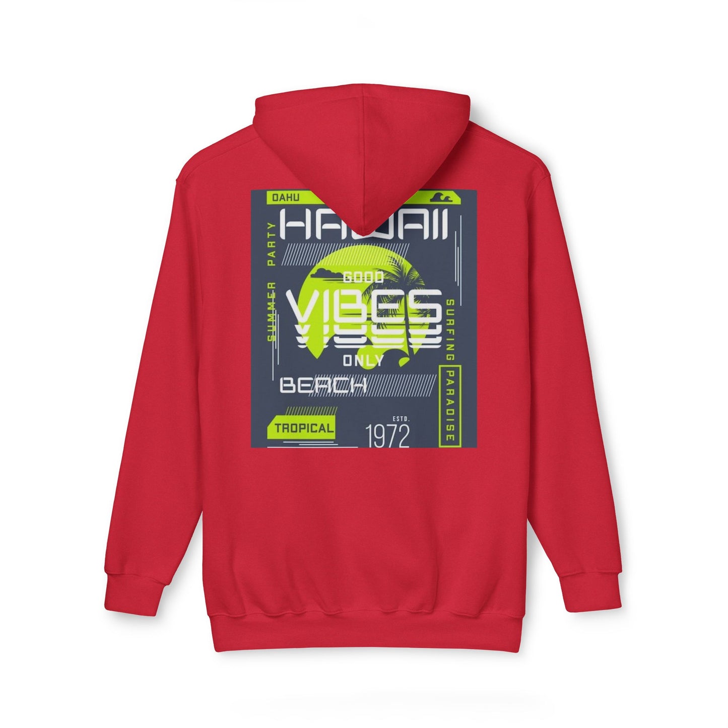 Tropical Beach Hoodie, Casual Unisex Sweatshirt, Hawaii Vibes Apparel, Perfect for Summer Trips, Beach Lovers Gift, Travel Essentials