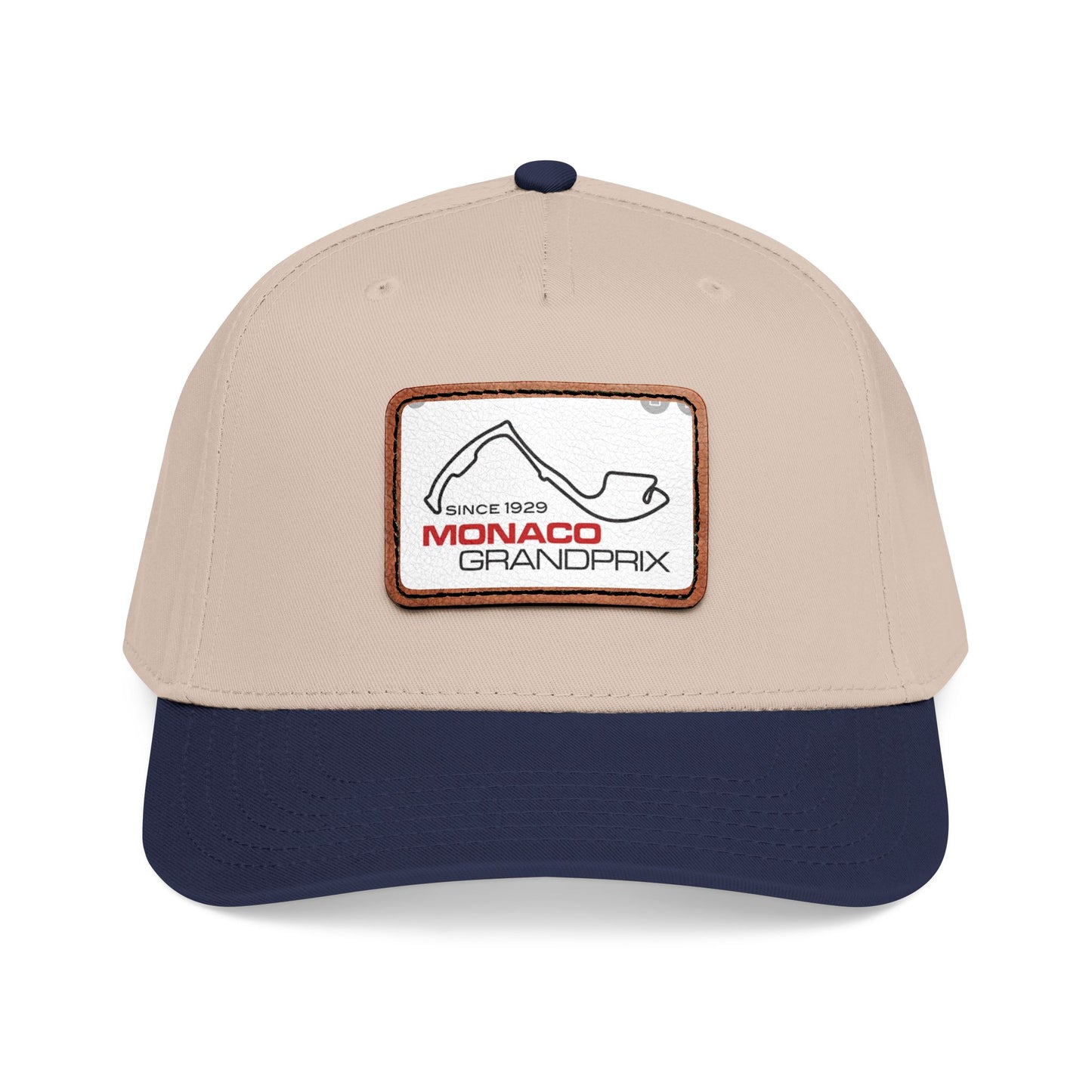 Monaco Grand Prix Leather Patch Baseball Cap