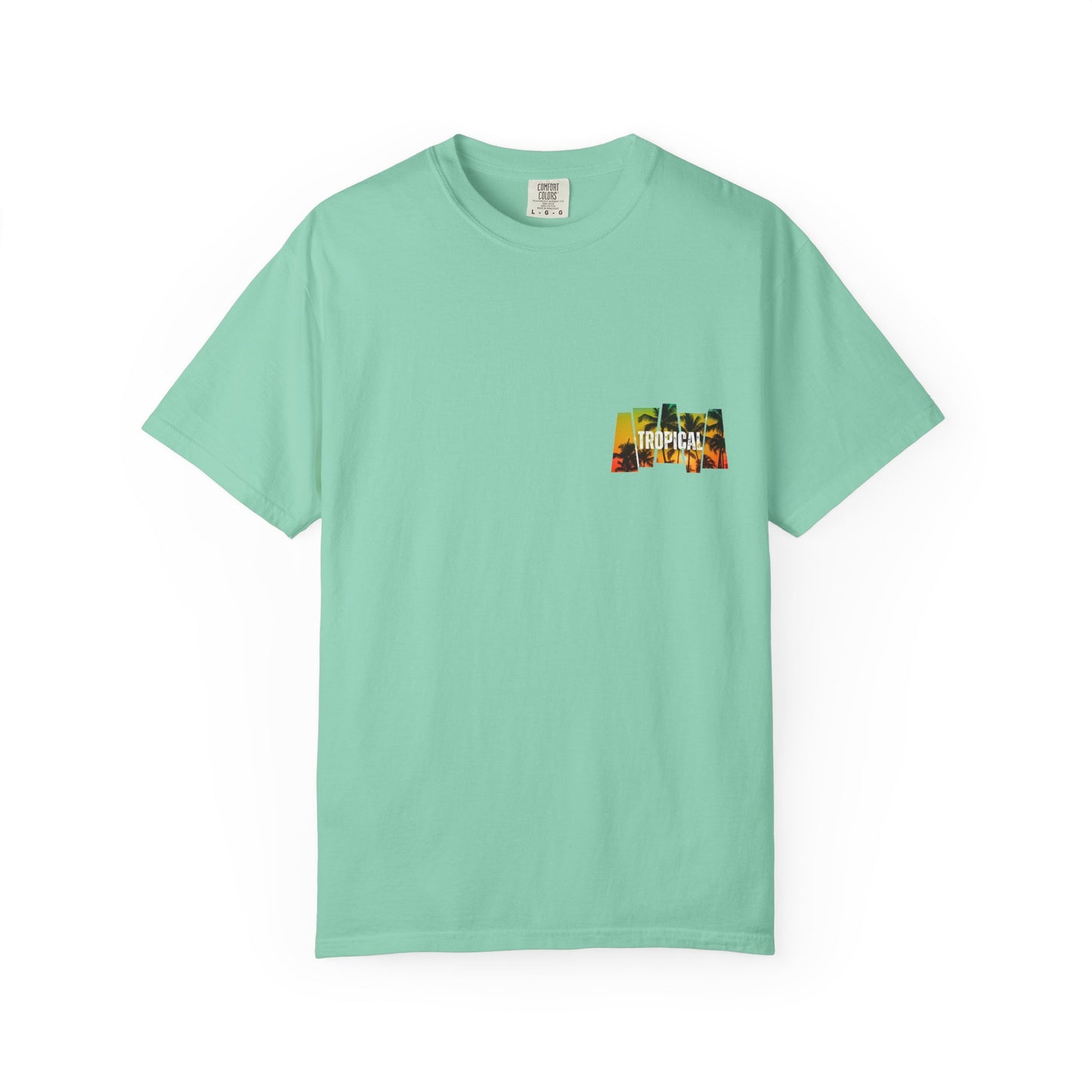 Tropical Vibes Unisex Garment-Dyed T-shirt