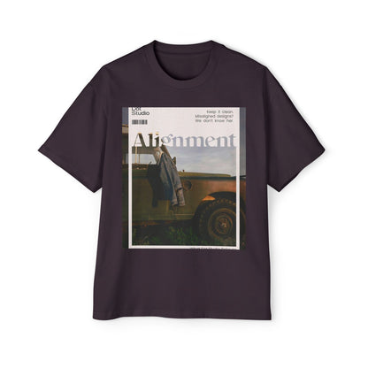 Alignment Vintage Jeep Graphic Tee – Men's Oversized Photo Print