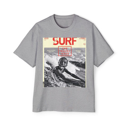 Surf Magazine Graphic Tee — "Surf: The Wave Issue" Vintage Beach Shirt