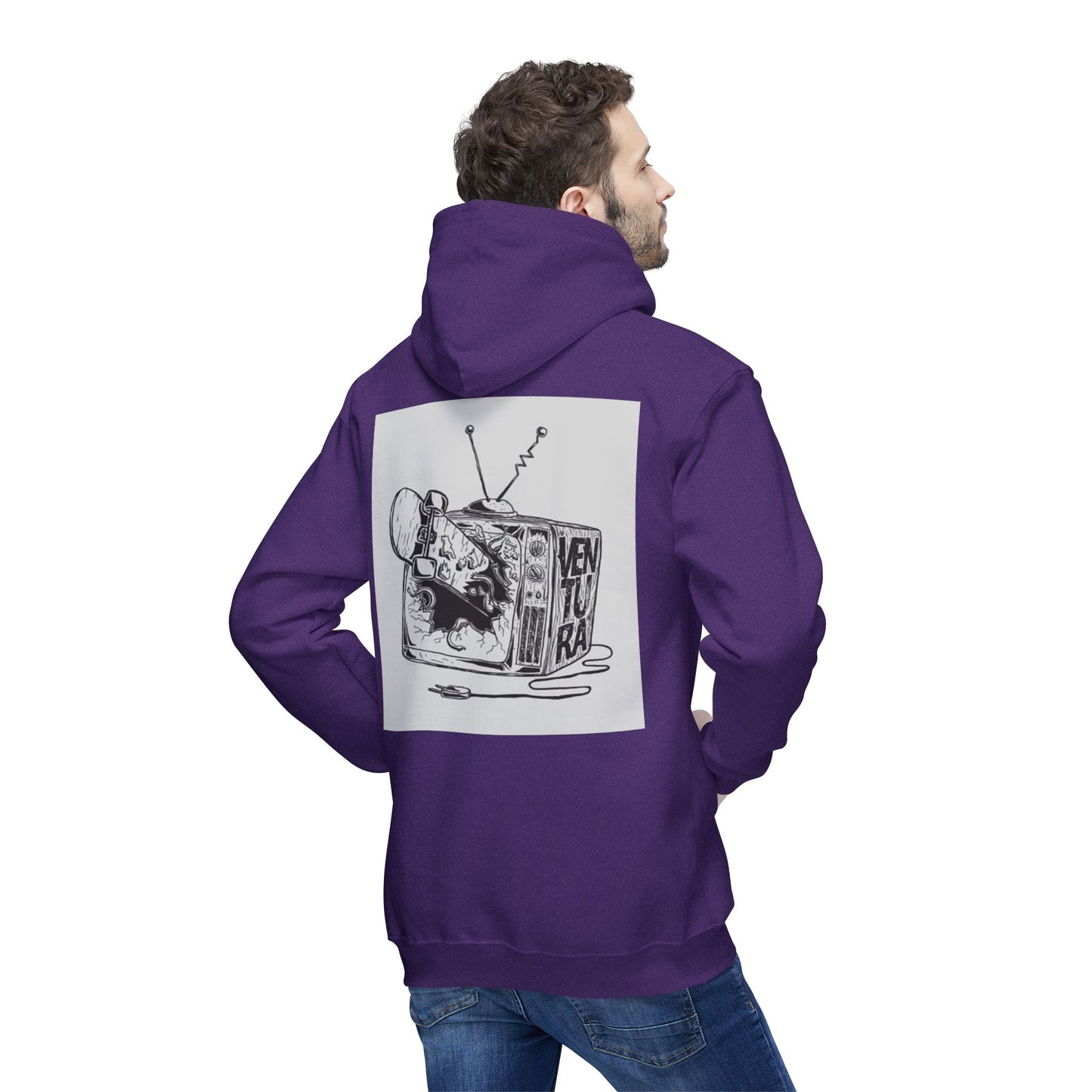 Unisex Hooded Sweatshirt, Made in US