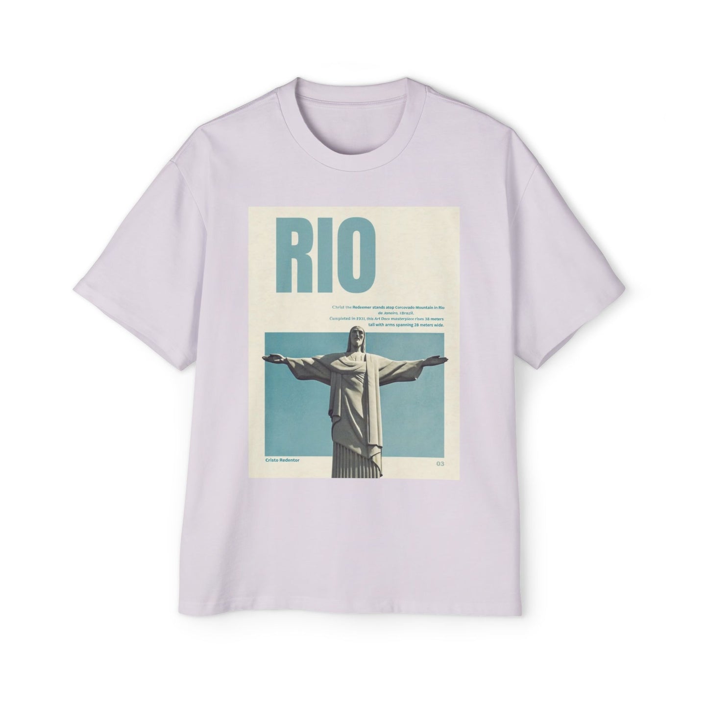 Rio Vintage Poster T-Shirt — Christ the Redeemer Travel Tee