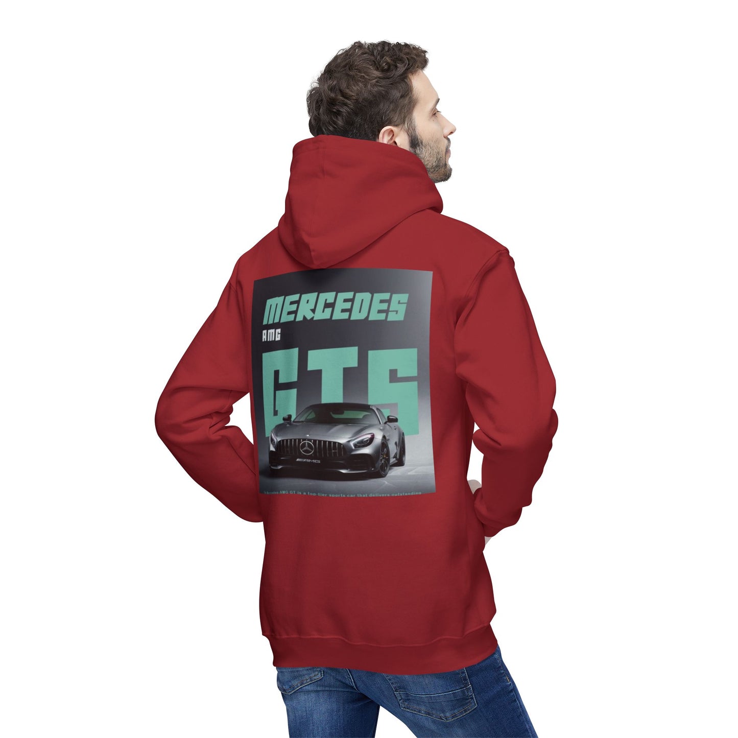 Mercedes AMG GTS Unisex Hooded Sweatshirt, Car Enthusiast Gift, Sportswear, Casual Wear, Automotive Apparel