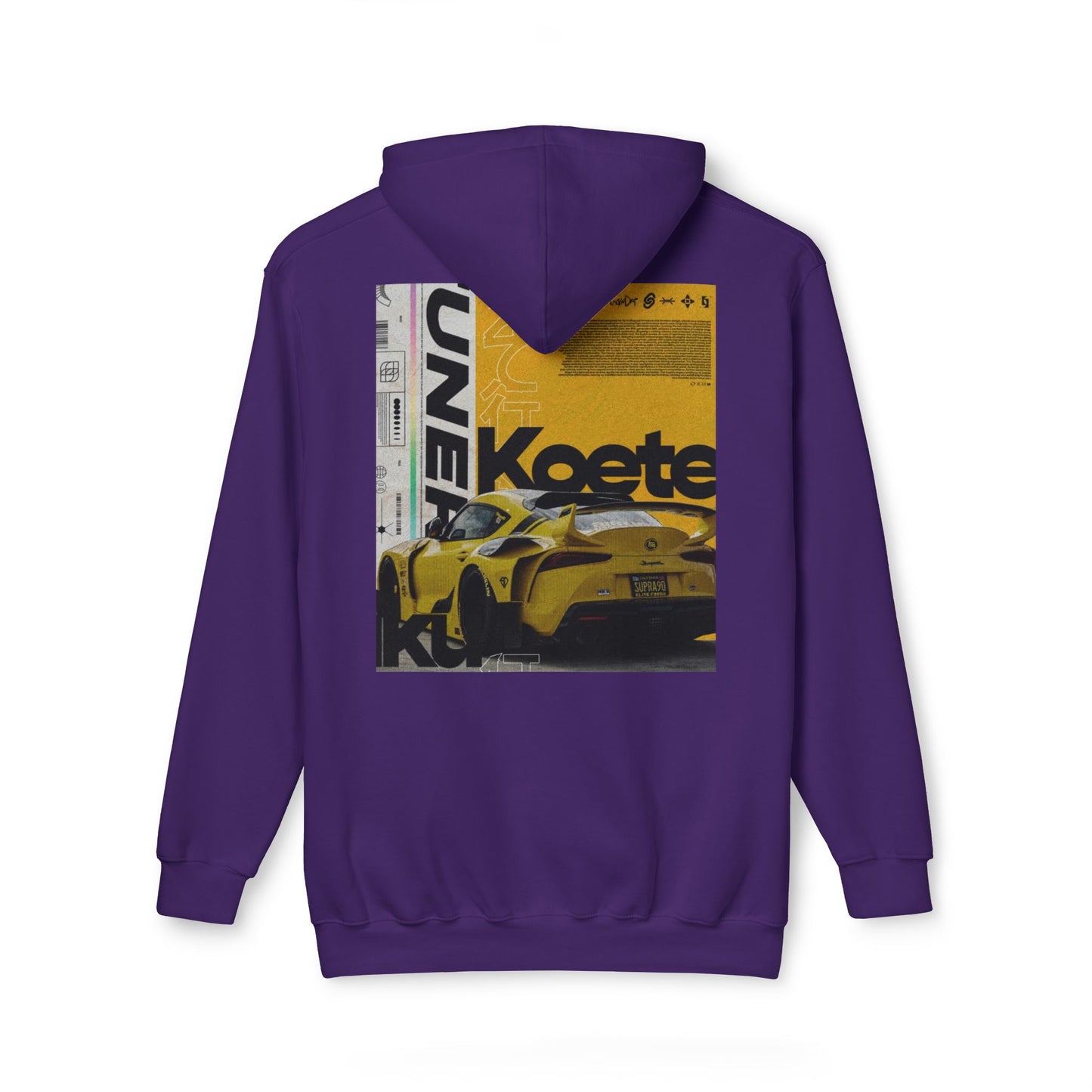 Unisex Hooded Sweatshirt with Car Graphic - Perfect for Automobiles Enthusiasts