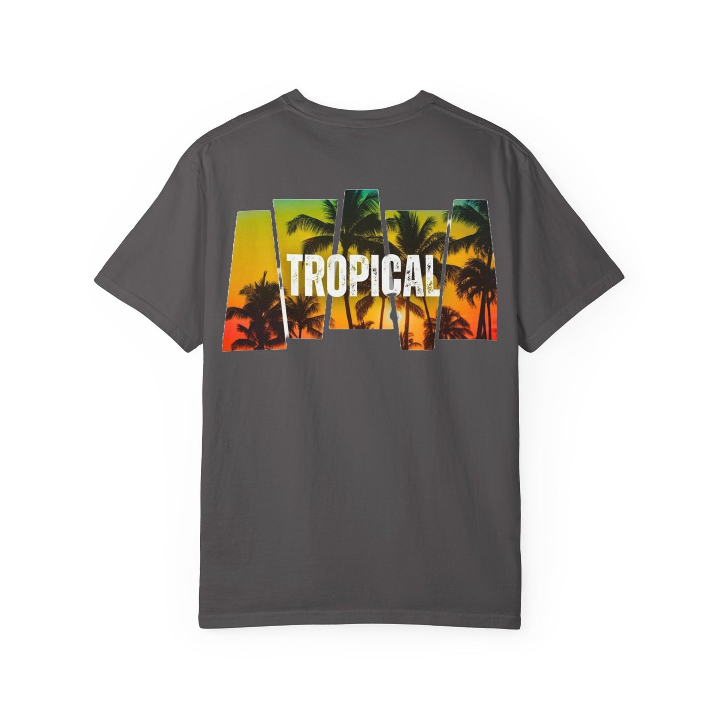 Tropical Vibes Unisex Garment-Dyed T-shirt