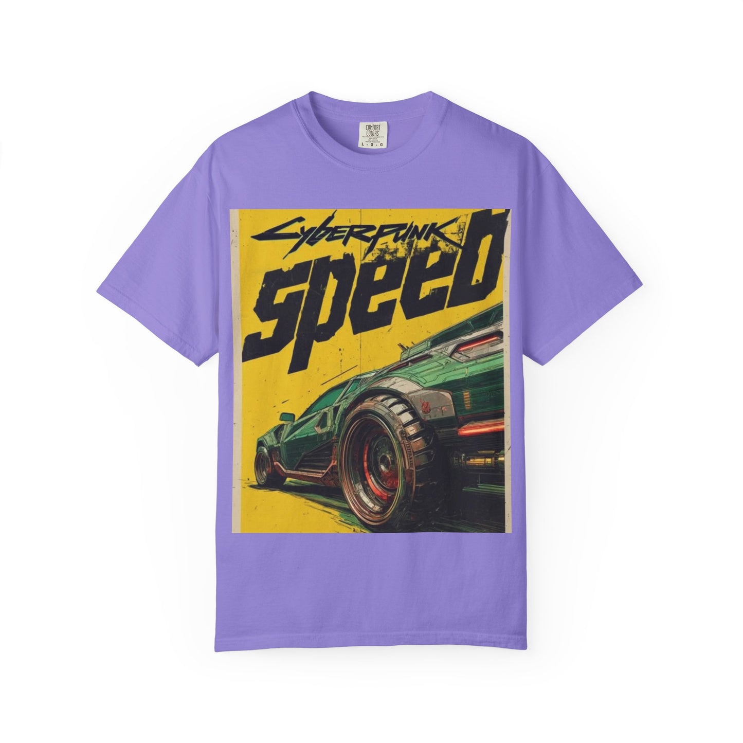 Cyberpunk Speed T-Shirt — Retro Racing Car Graphic Tee