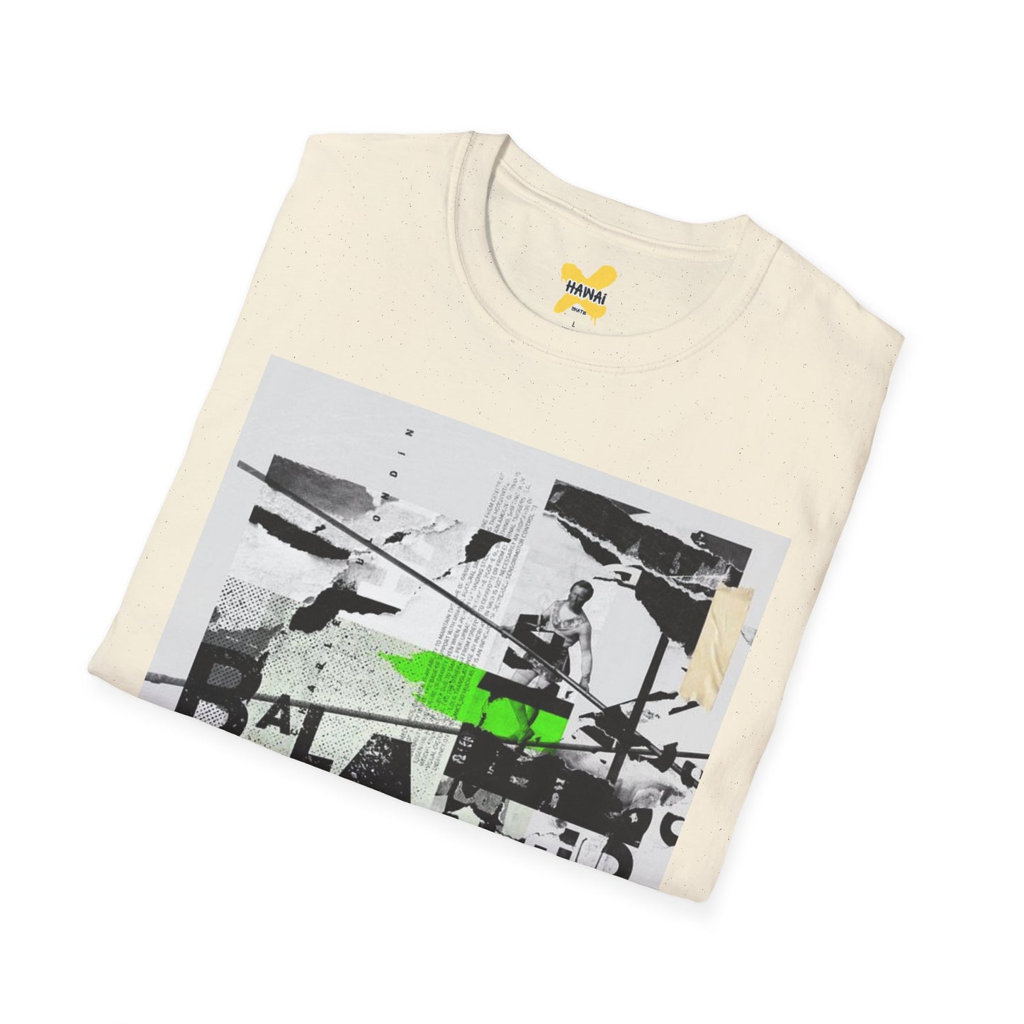 Retro Graphic Tee - Balance Art Design for Casual Style