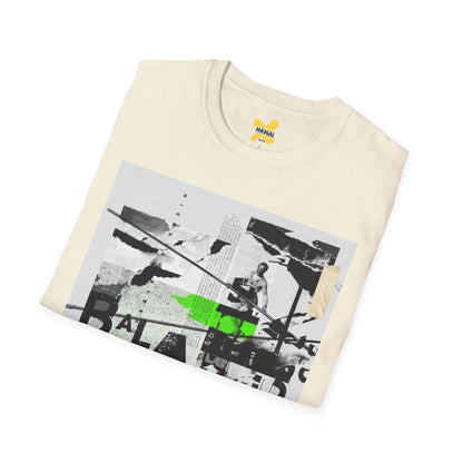 Retro Graphic Tee - Balance Art Design for Casual Style