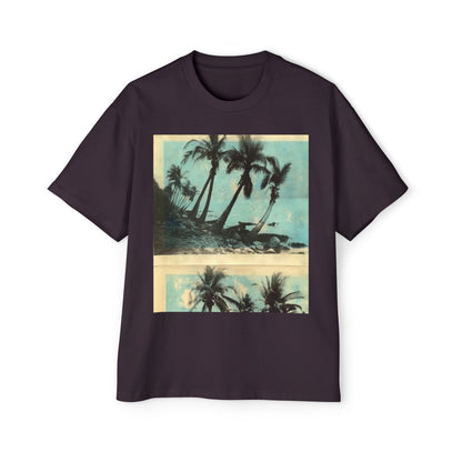T-Shirt — Vintage Palm Beach Graphic Tee (Retro Tropical Sunset)