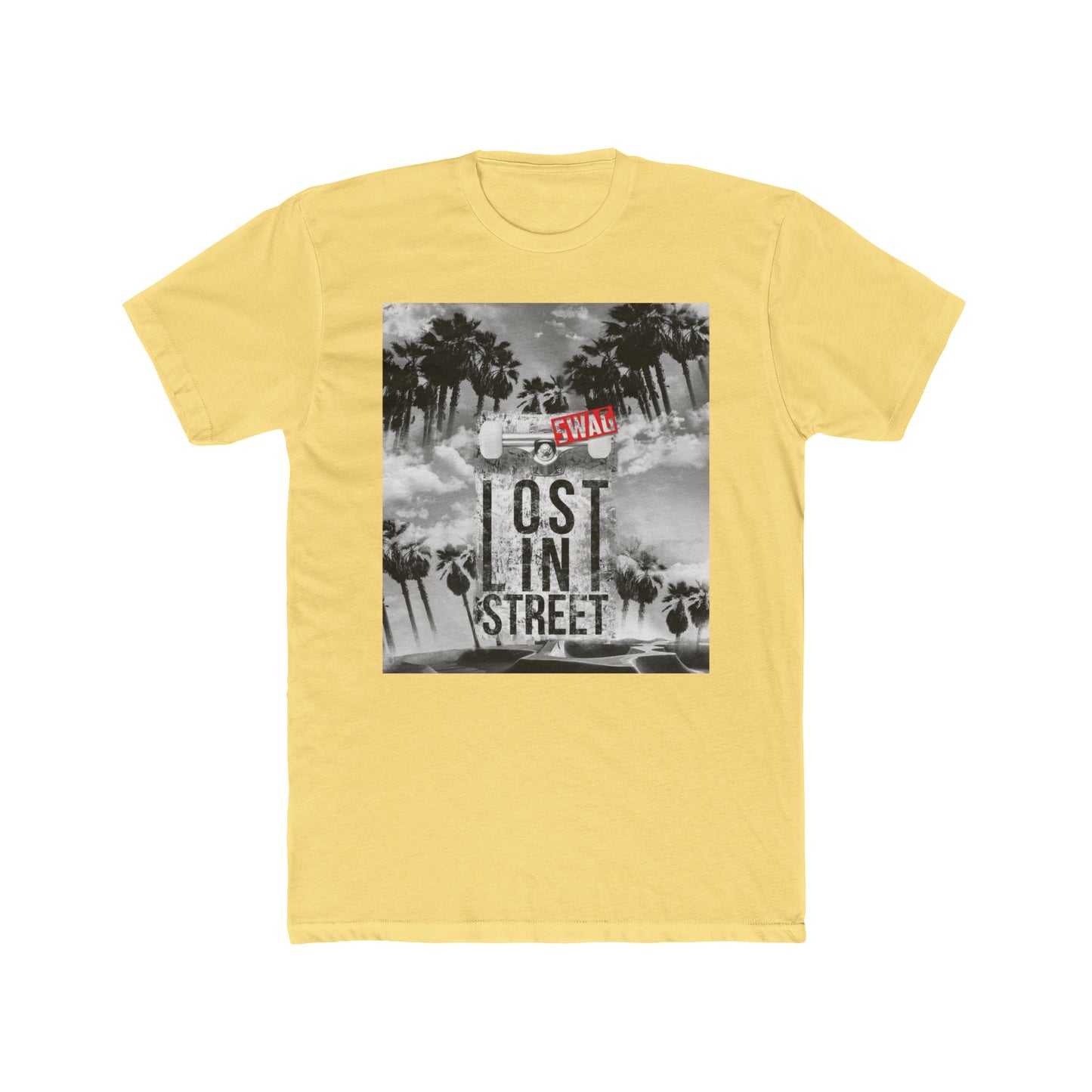 Lost in the Street Graphic Tee, Casual Everyday Shirt, Holiday Gift, Travel Enthusiast Apparel, Streetwear Fashion