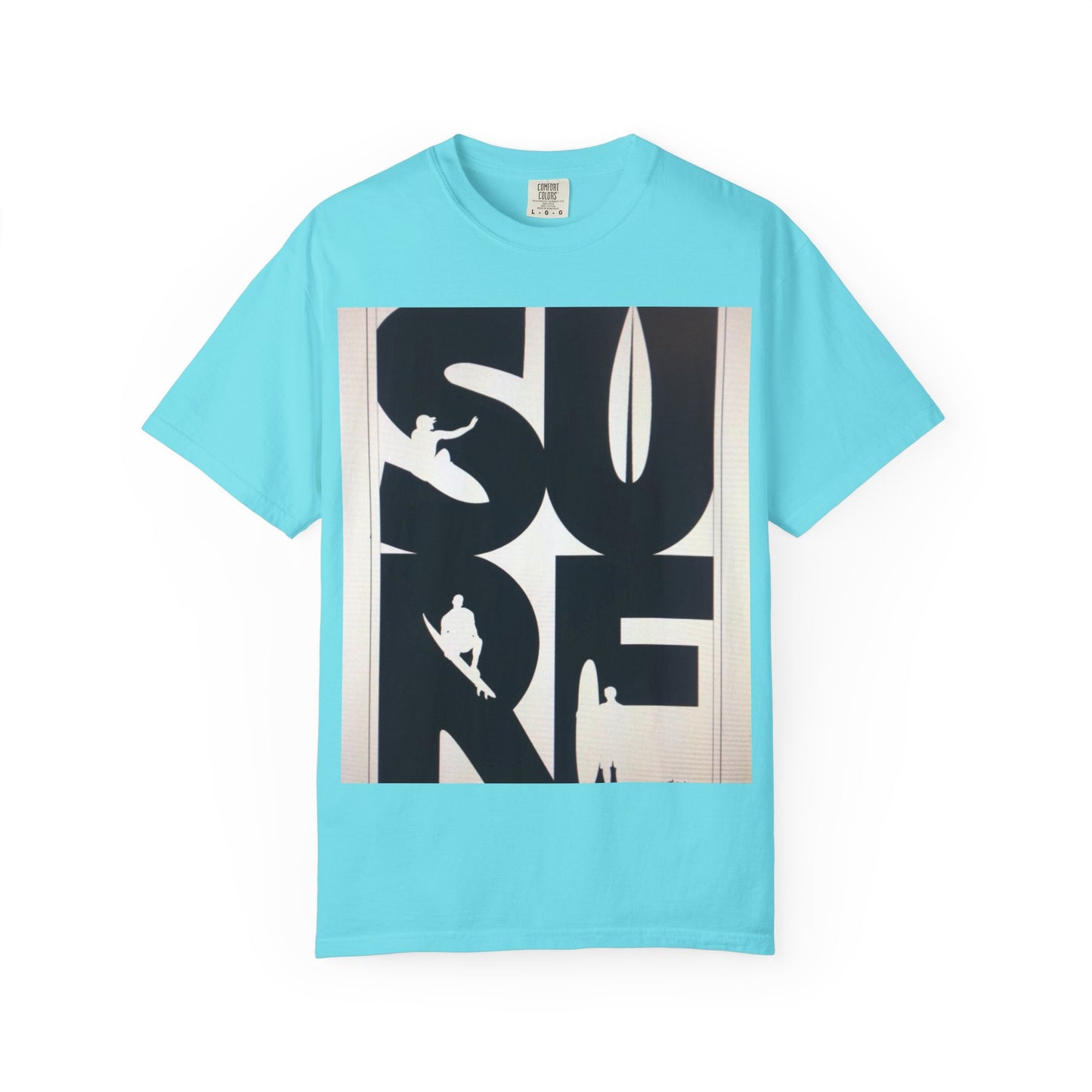 Surf Inspired Unisex Garment-Dyed T-Shirt, Beachwear, Casual Summer Tee, Surfing Gift, Trendy Streetwear, Comfortable Lifestyle Top