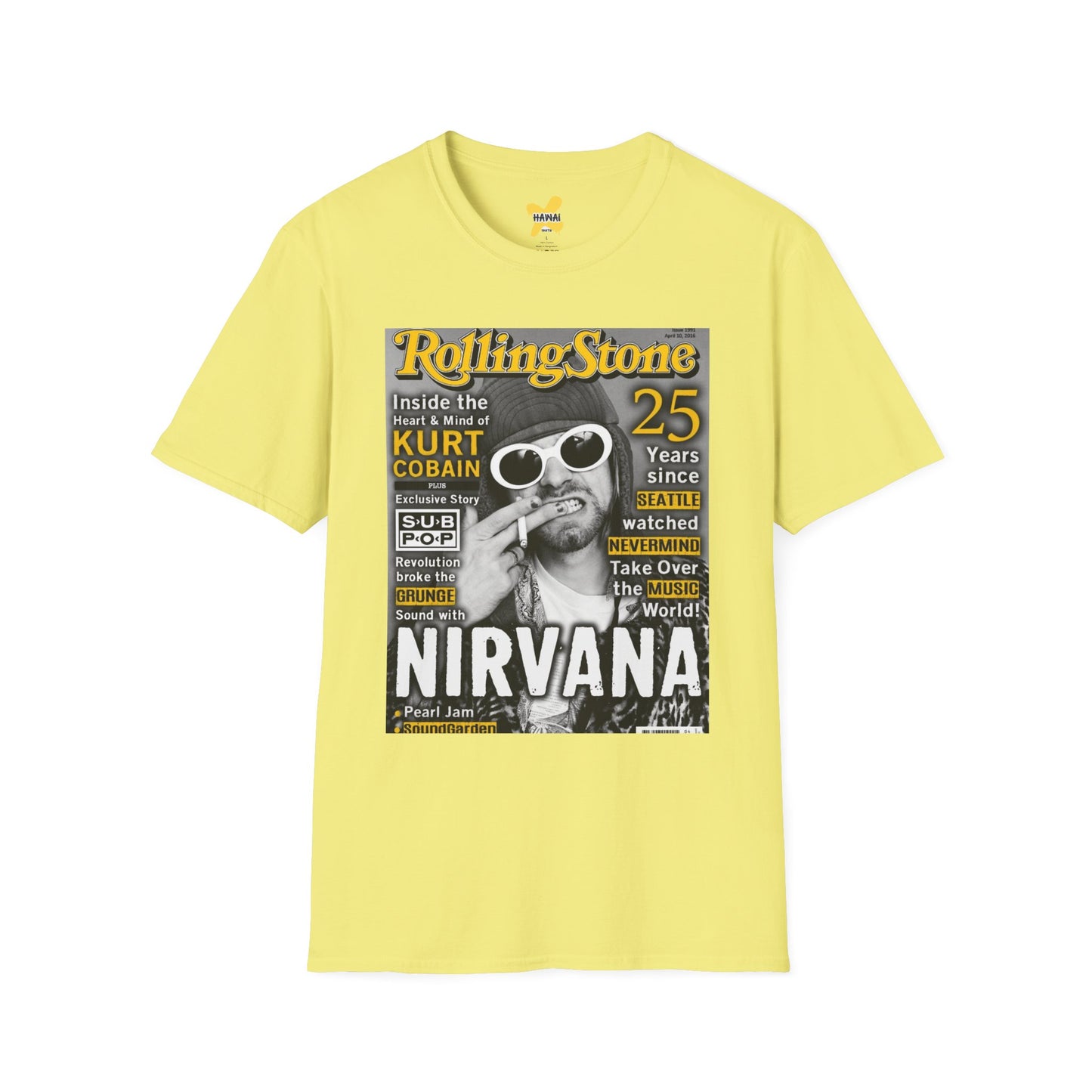 Nirvana Vintage Rolling Stone Unisex T-Shirt